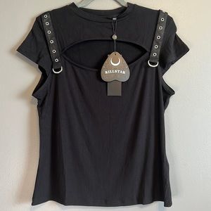 NWT Killstar Keyhole Tee